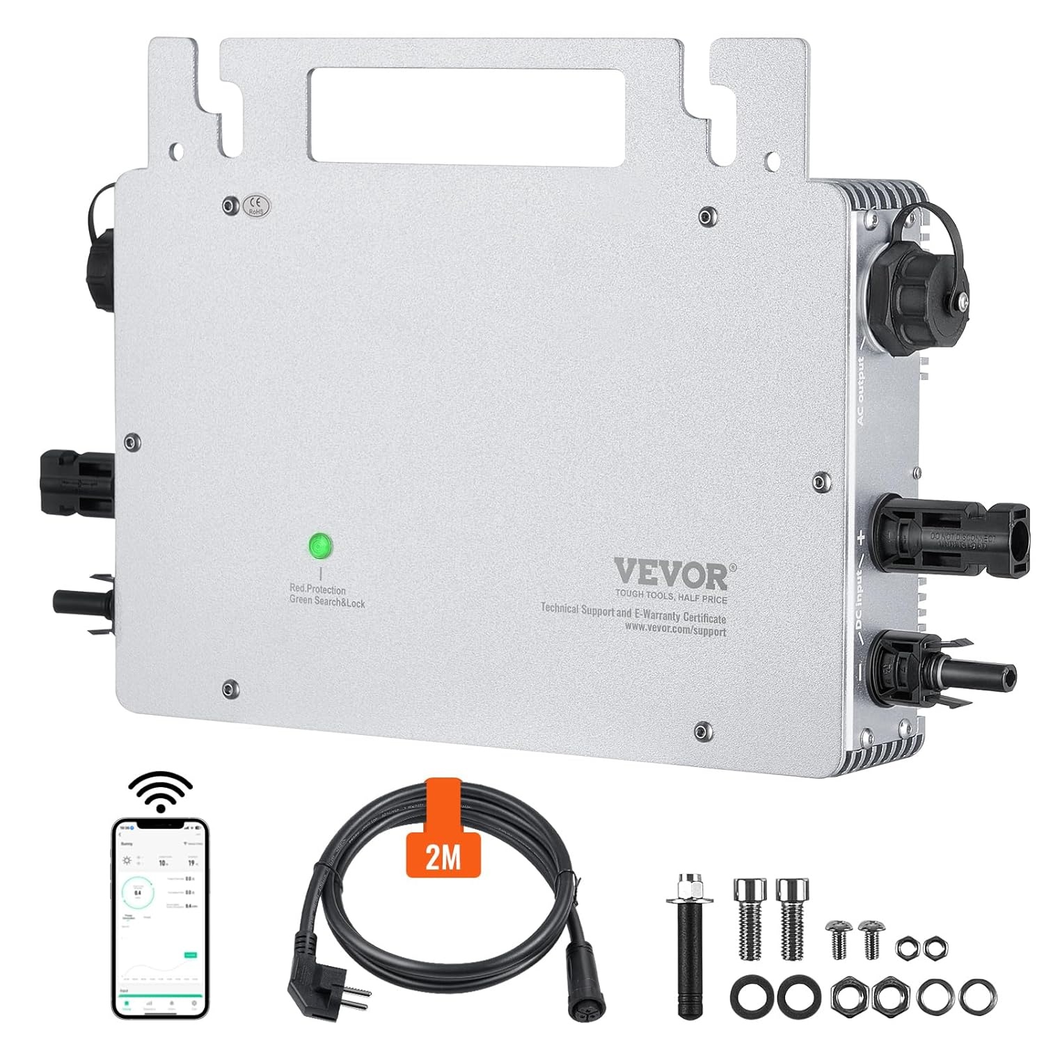 800W Micro-omvormer Netgekoppeld - IP67 - 35% Korting