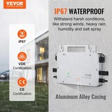 800W Micro-omvormer Netgekoppeld - IP67 - 35% Korting
