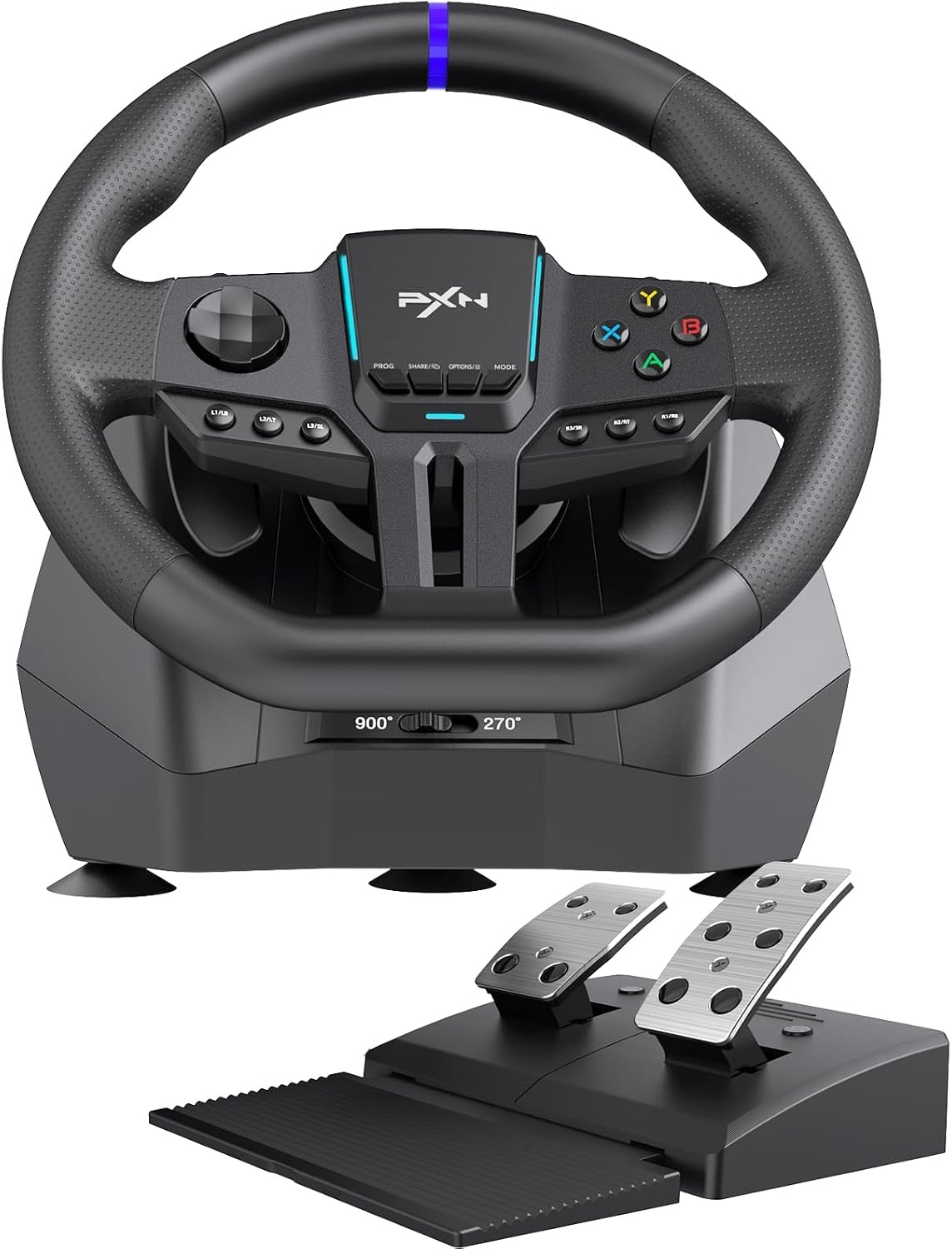 Gaming Racestuur met Hall-Pedalen | 34% Korting