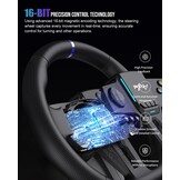 Gaming Racestuur met Hall-Pedalen | 34% Korting