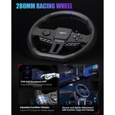 Gaming Racestuur met Hall-Pedalen | 34% Korting