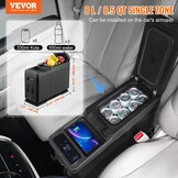 Draagbare Autokoelbox 8L: -20°C tot 20°C | 12/24V DC, 100-240V AC | Camping & Auto