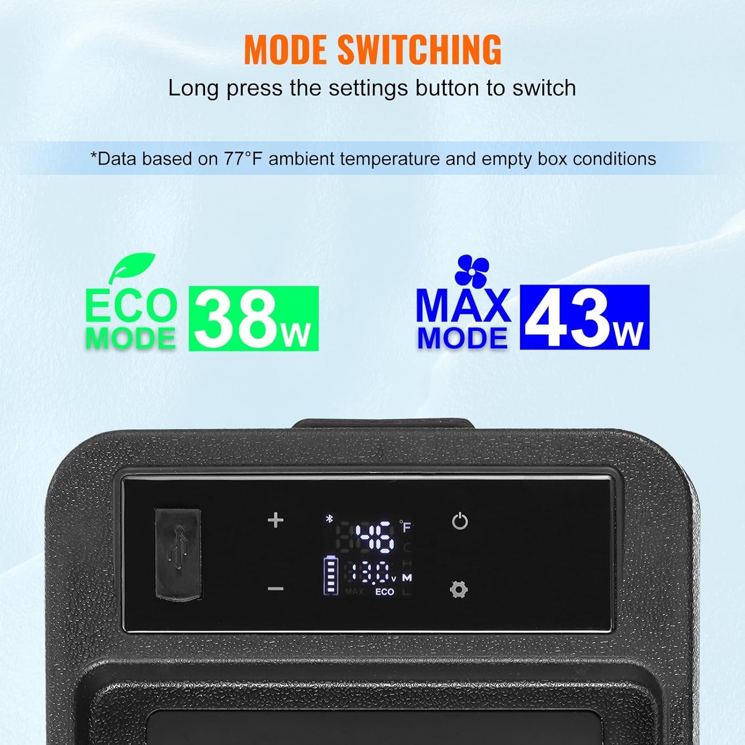 Draagbare Autokoelbox 8L: -20°C tot 20°C | 12/24V DC, 100-240V AC | Camping & Auto