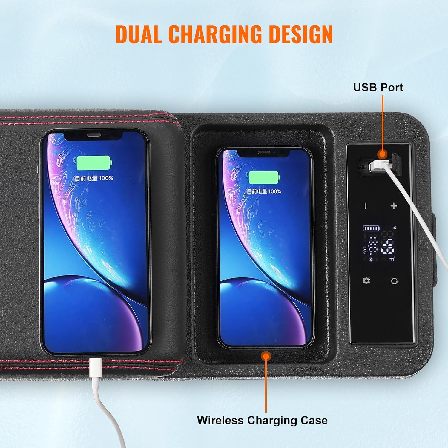 Draagbare Autokoelbox 8L: -20°C tot 20°C | 12/24V DC, 100-240V AC | Camping & Auto