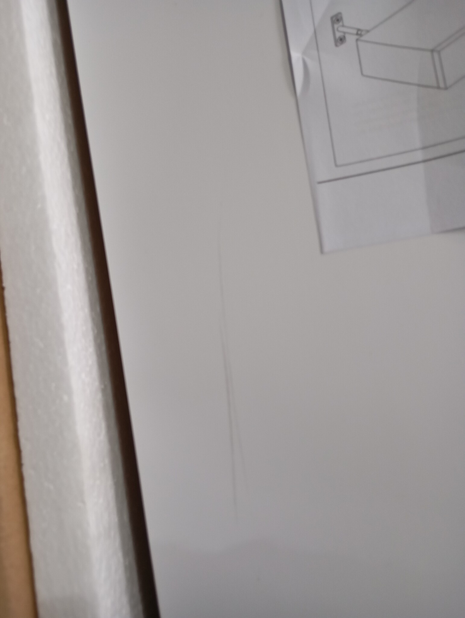 MDF Wandschap met Lade - 60 cm Wit | 53% Korting