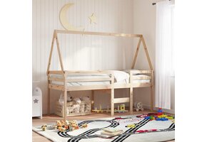 Kinderbedhuisje Grenenhout 199x95,5x88 cm - 33% Korting!