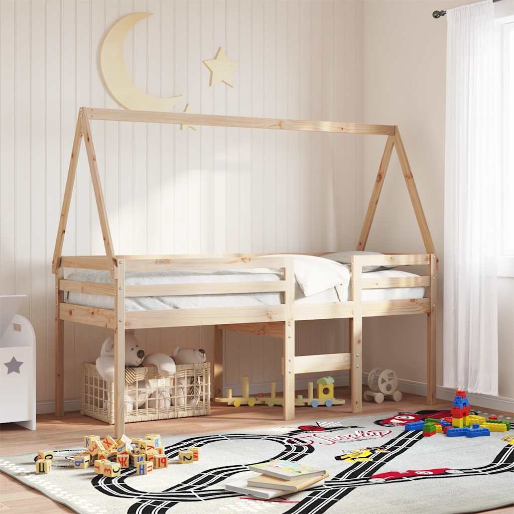 Kinderbedhuisje Grenenhout 199x95,5x88 cm - 33% Korting!