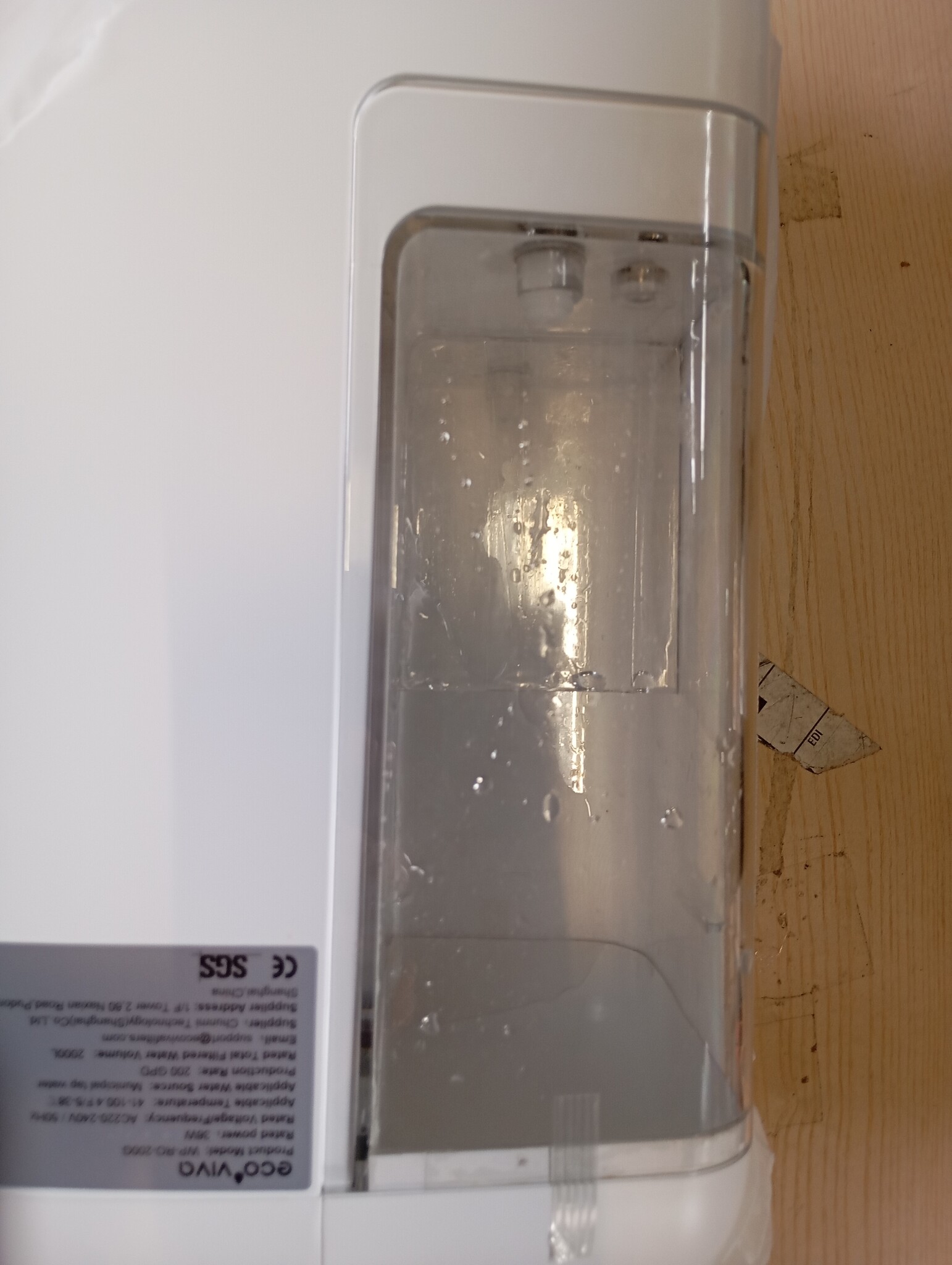 Draagbaar Aanrecht Waterfilter met Omgekeerde Osmose & TDS Display - 55% Korting!