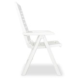 vidaXL Tuinstoelen (2x) Kunststof Wit - 35% Korting