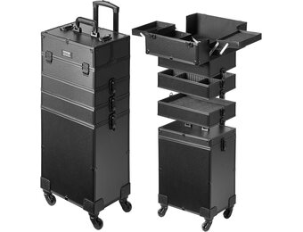 Make-upkoffer 5-in-1 Zwart - 34% Korting