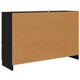 Zwart Dressoir met Lade - 65.5x30x100cm - 35% Korting