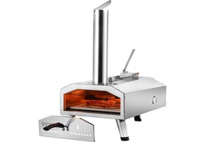 Draagbare Buiten Pizzaoven 35% Korting | RVS | 12 inch Pizza