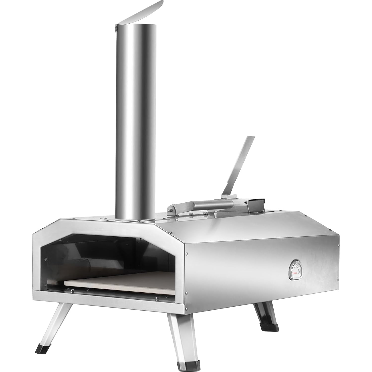 Draagbare Buiten Pizzaoven 35% Korting | RVS | 12 inch Pizza