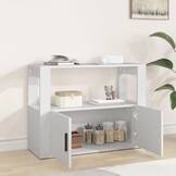 Wit Dressoir 80x30x60 cm - Bewerkt Hout | 71% Korting
