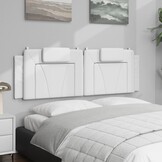 vidaXL Hoofdbordkussen 160cm Kunstleer Wit - 57% Korting