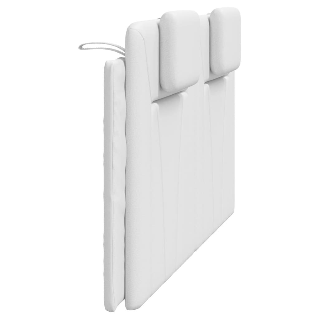 vidaXL Hoofdbordkussen 160cm Kunstleer Wit - 57% Korting