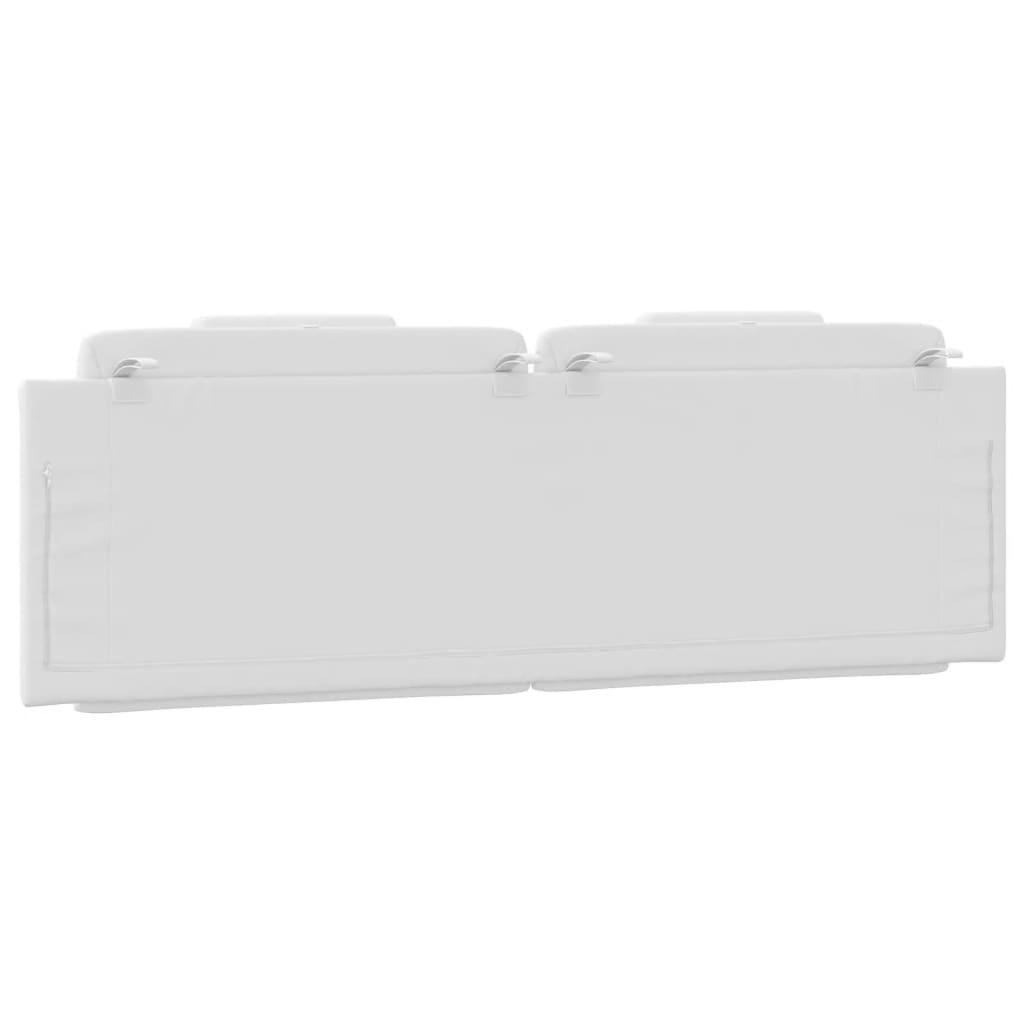 vidaXL Hoofdbordkussen 160cm Kunstleer Wit - 57% Korting