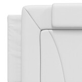 vidaXL Hoofdbordkussen 160cm Kunstleer Wit - 57% Korting