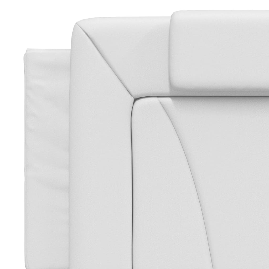 vidaXL Hoofdbordkussen 160cm Kunstleer Wit - 57% Korting