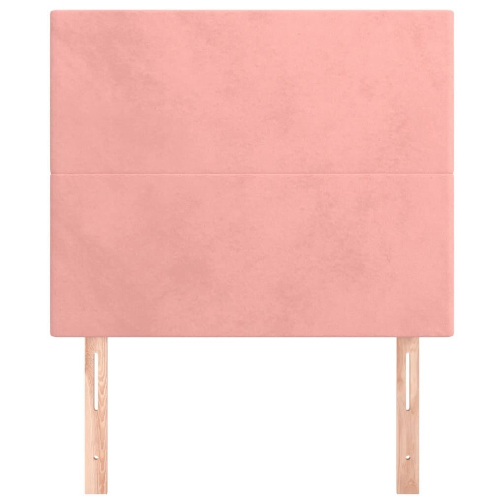 vidaXL Hoofdborden 2 st fluweel roze - 59% Korting