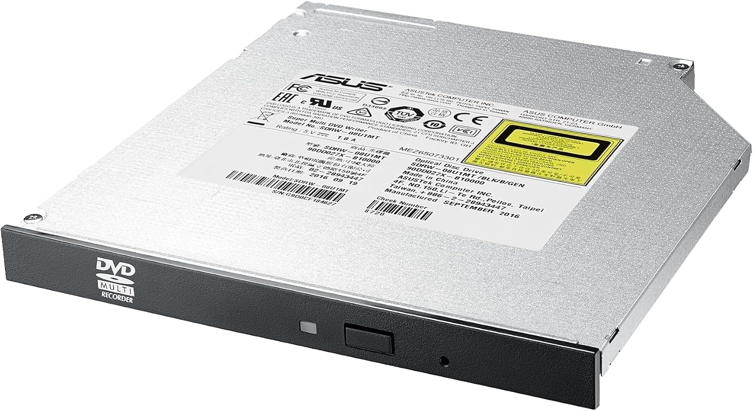 Ultra-slanke Interne DVD-brander 8x M-Disc Zwart (33% Korting)