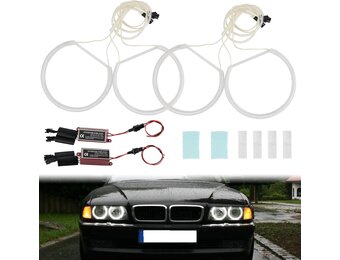 Angel Eyes Ringenset voor BMW E46 (Wit, 6000K) - 33% Korting
