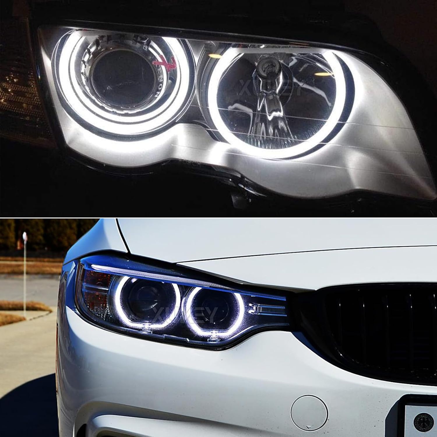 Angel Eyes Ringenset voor BMW E46 (Wit, 6000K) - 33% Korting