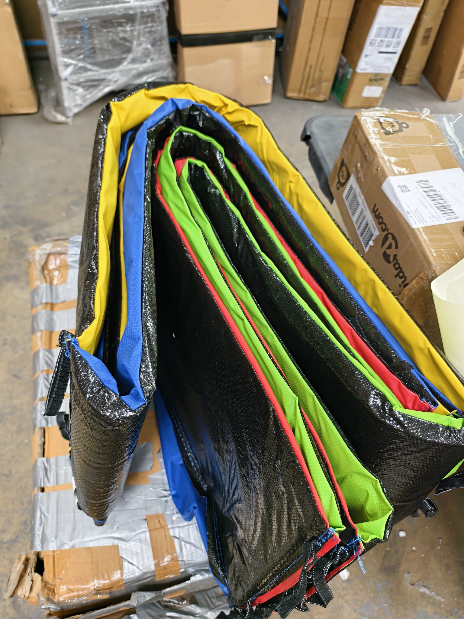 Trampoline Rand 366cm Regenboog (53% korting)