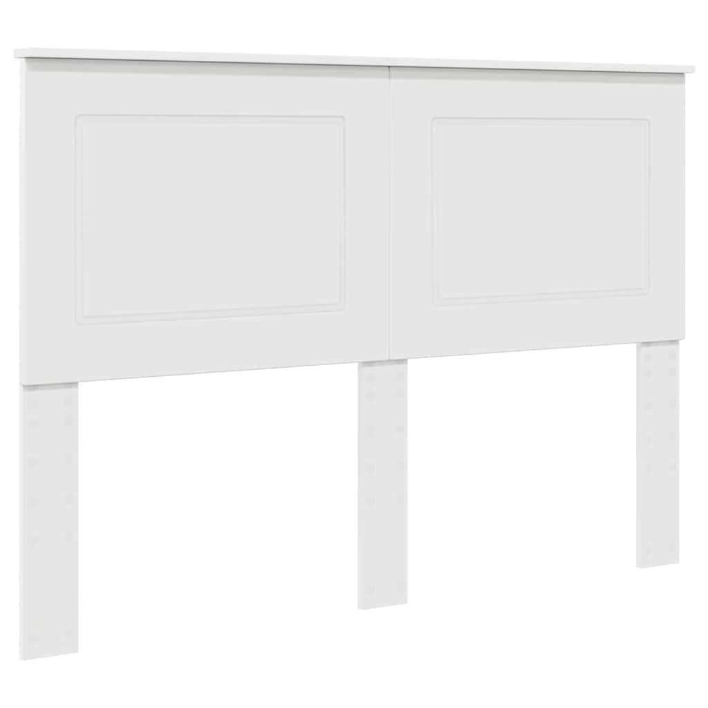 Wit Hoofdbord Bewerkt Hout 160cm - 54% Korting