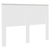 Wit Hoofdbord Bewerkt Hout 160cm - 54% Korting