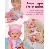 Babypop Emma 43 cm - 10 Functies, Inclusief Accessoires, Nu 29% Korting