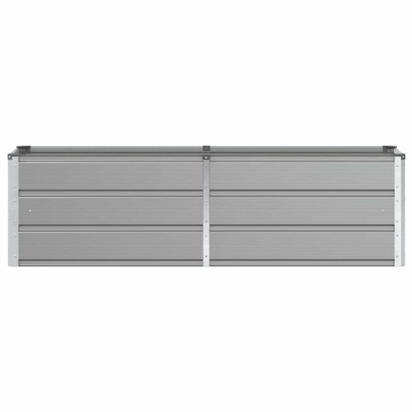 Lichtgrijze Plantenbak van Staal - 160x40x45 cm | 28% Korting