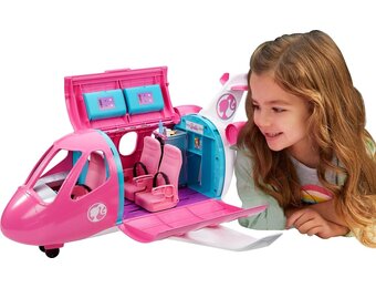 Vliegtuig Speelset Dreamplane met Puppy & Snacks (Roze) - 29% Korting