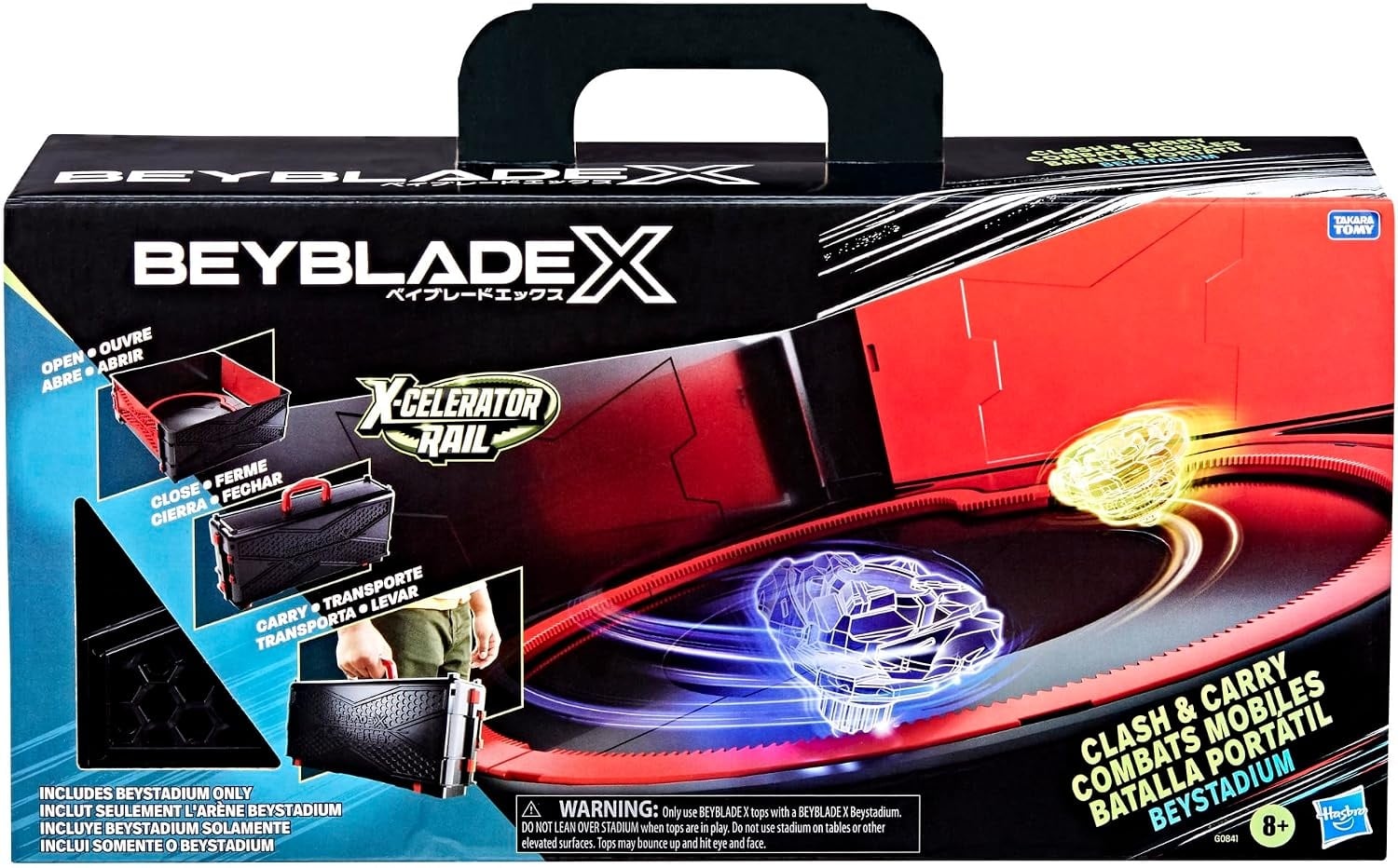 Clash-and-Carry Beystadium voor Beyblade X: Draagbaar & Inklapbaar met 33% Korting!