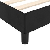 Zwart Fluweel Bedframe 140x200 cm - 35% Korting