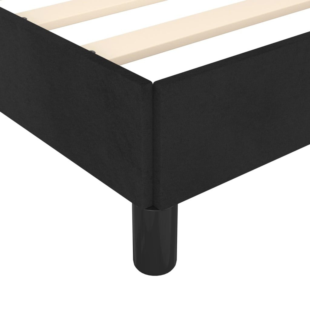 Zwart Fluweel Bedframe 140x200 cm - 35% Korting