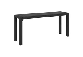 Moderne Antraciete Stalen Tuinbank 100 cm - 54% Korting
