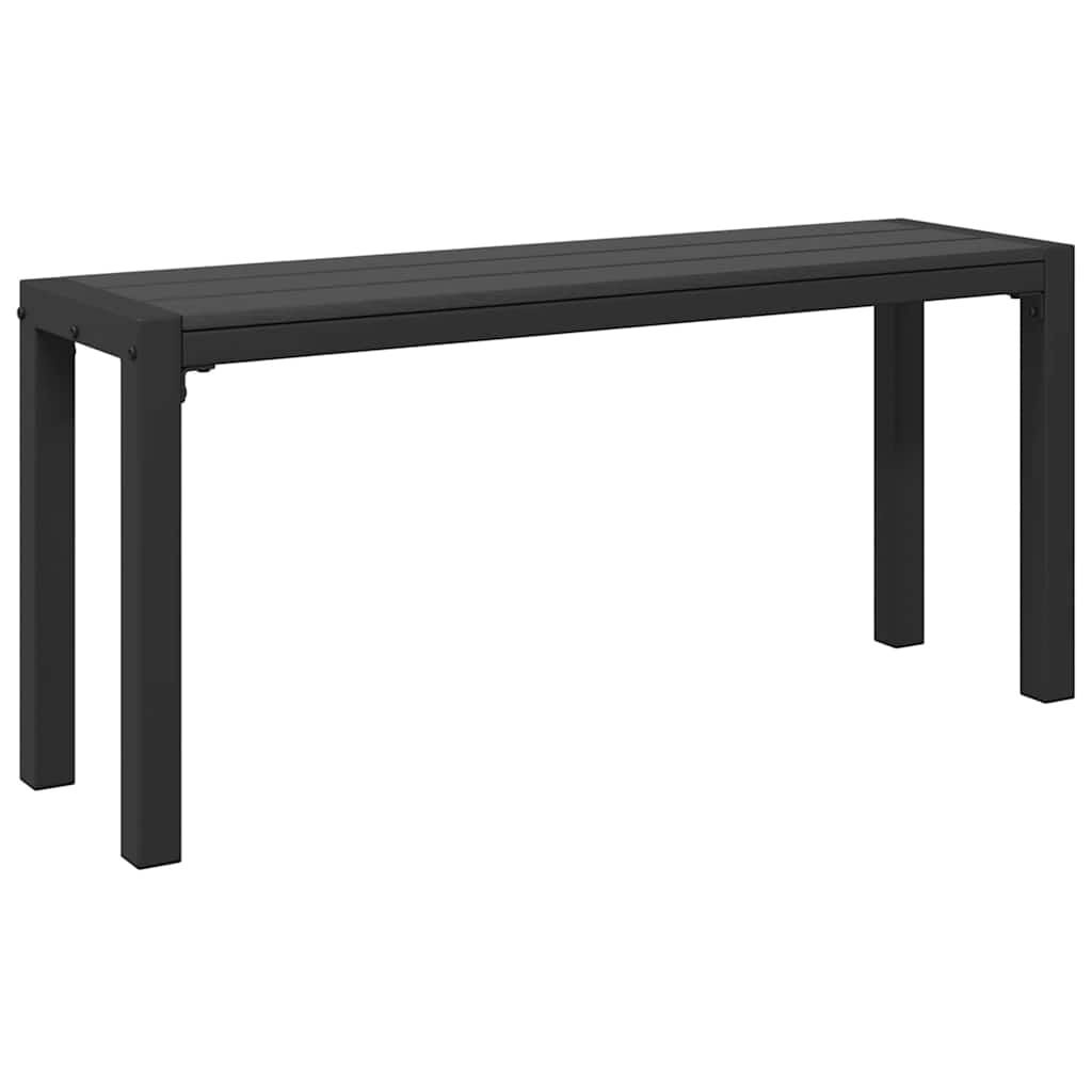 Moderne Antraciete Stalen Tuinbank 100 cm - 54% Korting