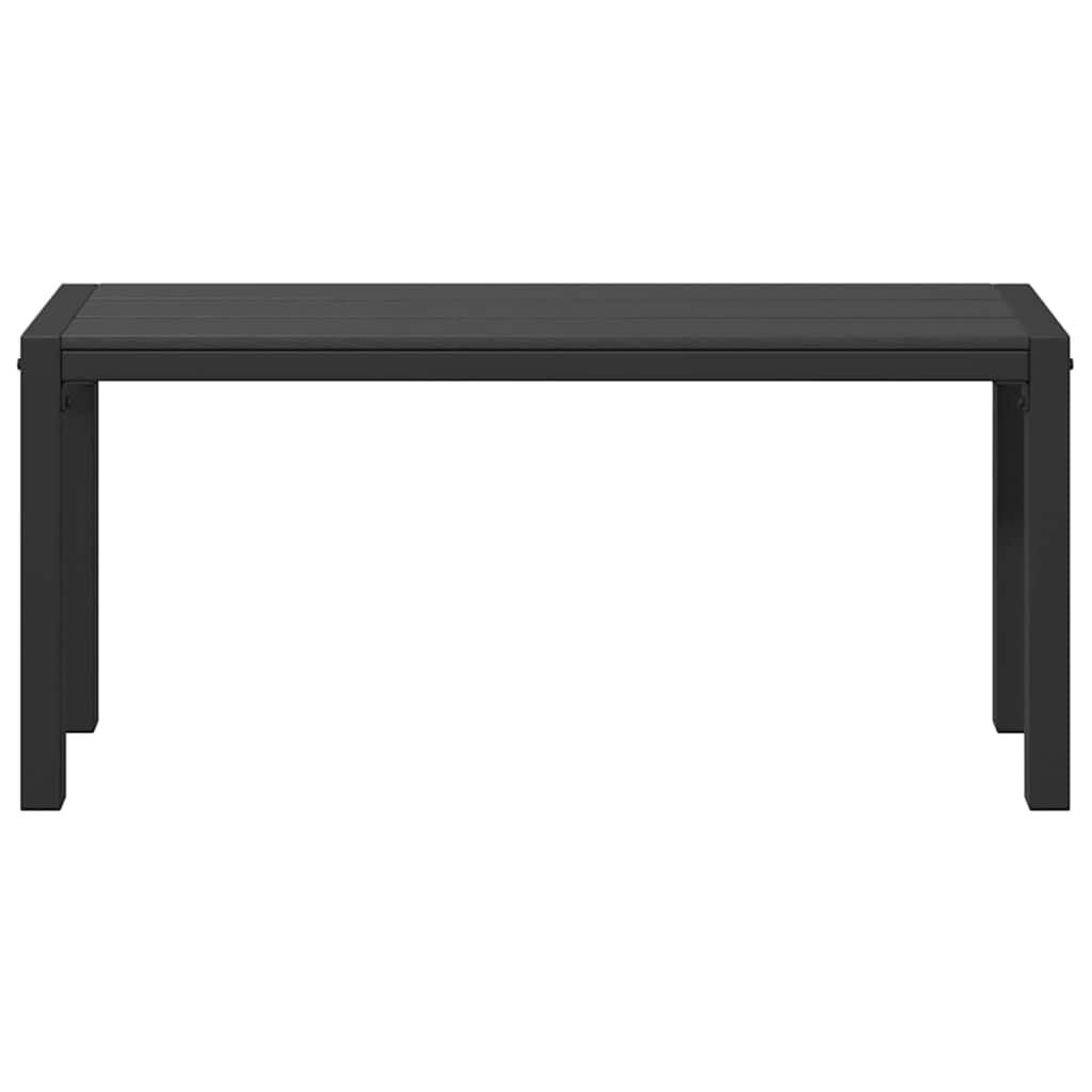 Moderne Antraciete Stalen Tuinbank 100 cm - 54% Korting