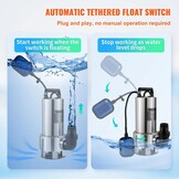 1300W Vuilwater Dompelpomp - 333,3 l/min - 34% Korting