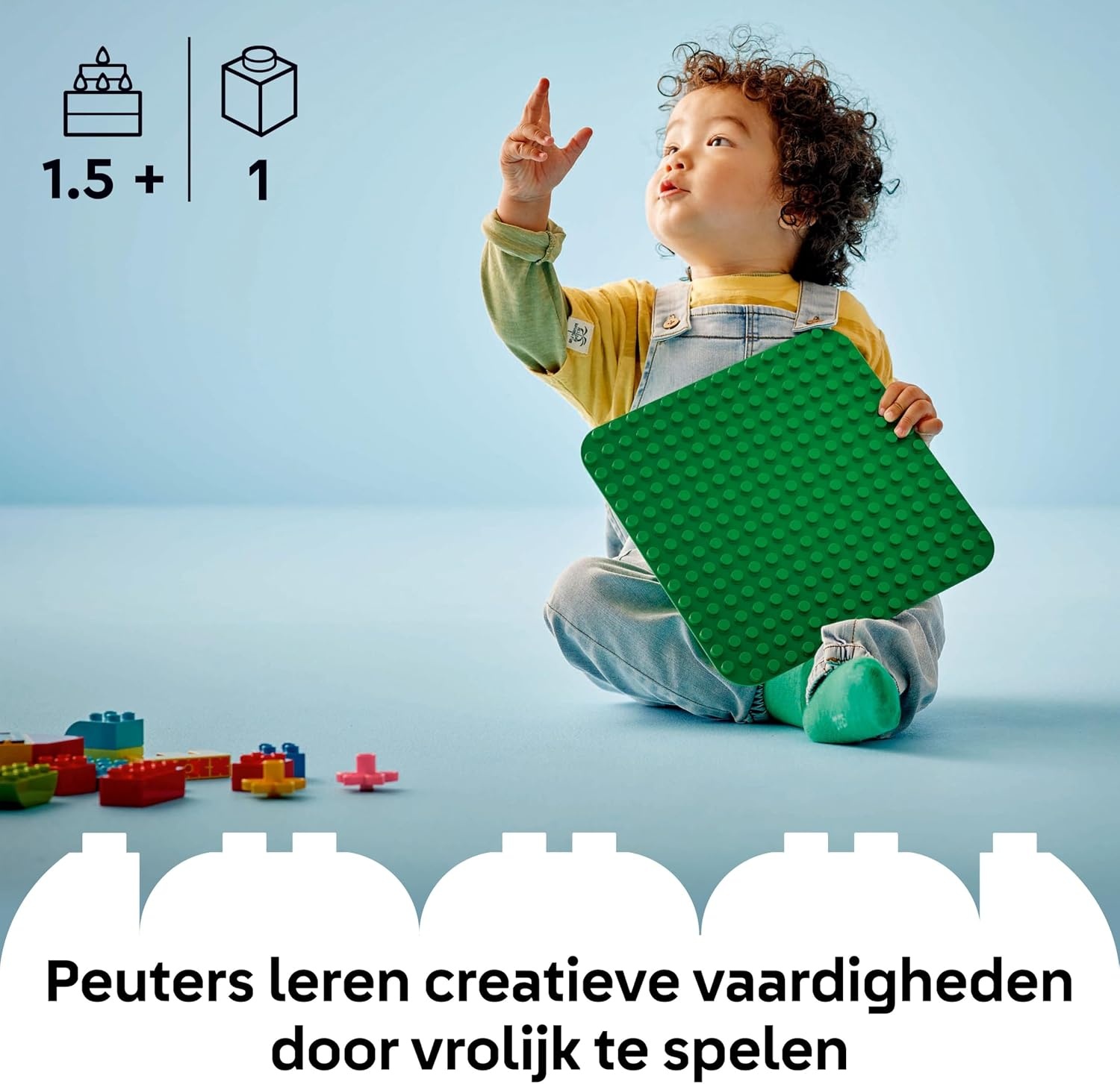 Groene DUPLO Bouwplaat voor Peuters | Educatief Speelgoed (54% Korting)