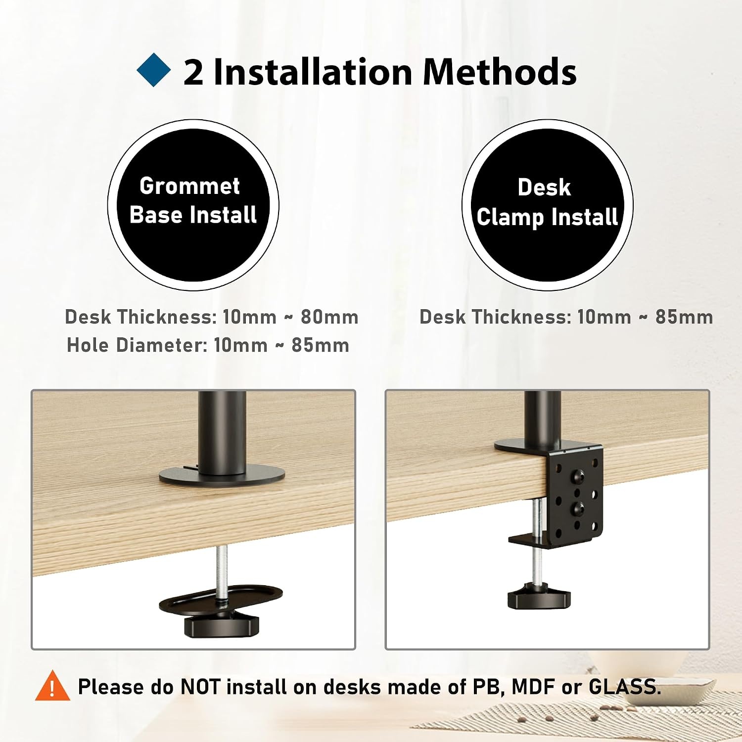 Monitorarm met Laptopstandaard - Ergonomisch & Kantelbaar - 29% Korting
