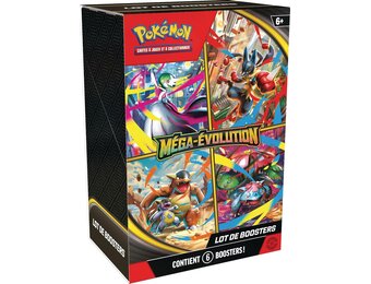 Pokémon Mega Evolution Boosterpakket (6 boosters) met 28% korting