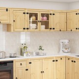 VidaXL Kast met Plank Honing - Massief Grenenhout (60 x 32 x 40 cm)