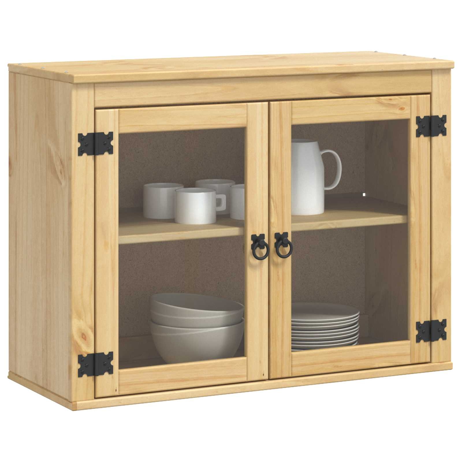 VidaXL Kast met Plank Honing - Massief Grenenhout (60 x 32 x 40 cm)