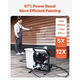 Elektrische Airless Verfspuit 750W | Grote Oppervlakken | -59%