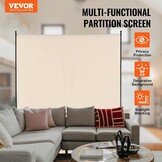 Ruimteverdeler Beige 181x181.5cm - 33% Korting