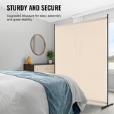 Ruimteverdeler Beige 181x181.5cm - 33% Korting