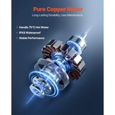 Afvalwaterpomp 500W - 8m Opvoerhoogte - 34% Korting!