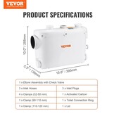 Afvalwaterpomp 500W - 8m Opvoerhoogte - 34% Korting!
